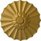 Ekena Millwork Shakuras Ceiling Medallion (Fits Canopies up to 1 3/8"), Hand-Painted Pharaohs Gold, 9"OD x 1 3/8"P CM09SHPGS - alternate 1